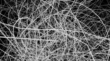 Soyut çizgiler siyahtır..