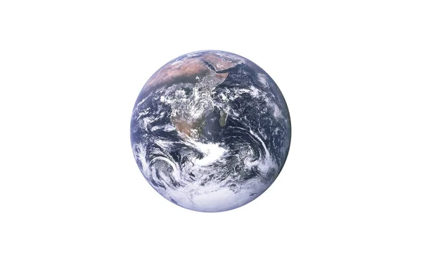 Планета Земля на изолированном белом фоне. Элемент для дизайнеров . — стоковое фото