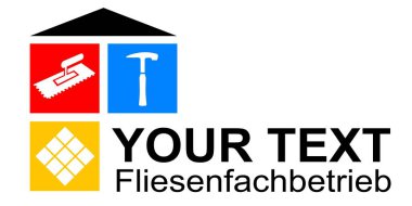tiler zanaatkar servis logosu vektör kalitesinde