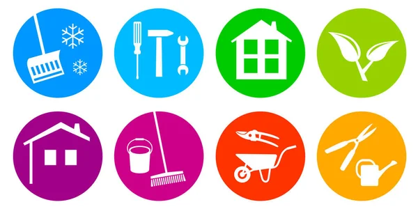 vektör kalitesinde tesis yöneticisi servis logosu