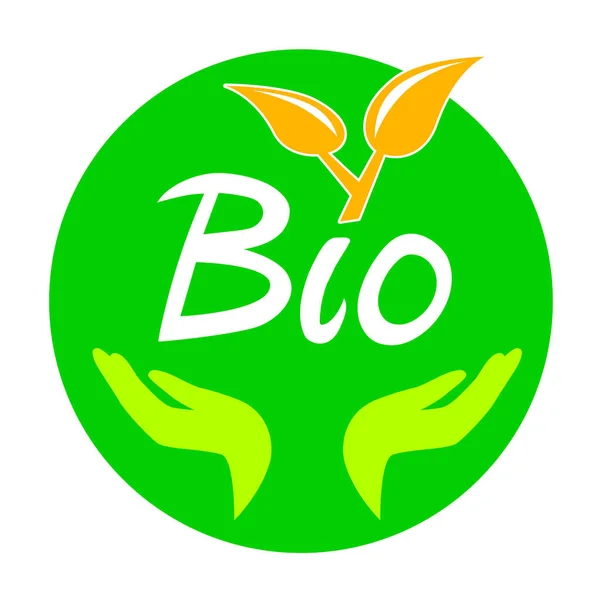 Bio Bio Food Grafico Qualità Vettoriale — Vettoriale Stock