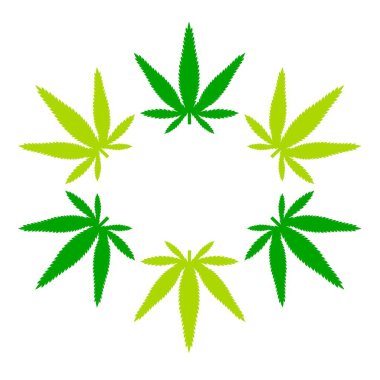 Vektör kalitesinde esrar grafiği