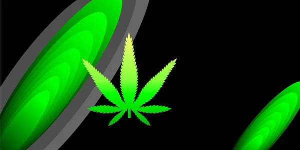 Cannabis Graphique Qualité Vectorielle — Image vectorielle