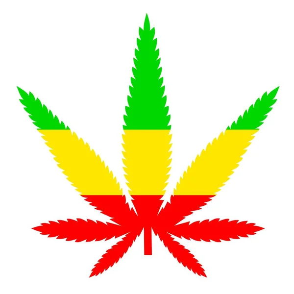 Cannabis Graphique Qualité Vectorielle — Image vectorielle