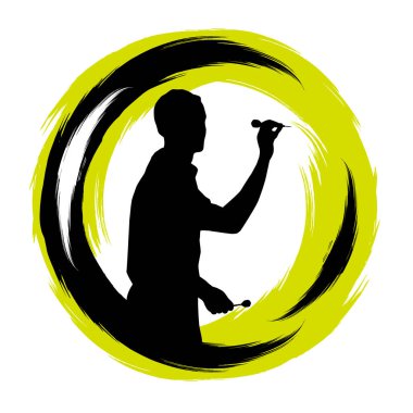 Vektör kalitesinde dart grafiği