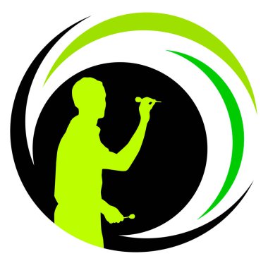 Vektör kalitesinde dart grafiği