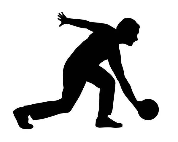 Bowling Sport Graphique Qualité Vectorielle — Image vectorielle
