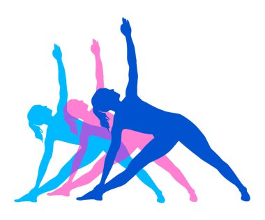 vektör kalitesinde spor ve fitness grafiği