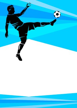 Vektör kalitesinde futbol sporu grafiği