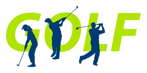 Golf Sport Graphic Διανυσματική Ποιότητα — Διανυσματικό Αρχείο