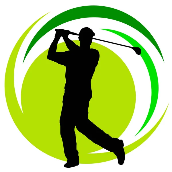 Golf Sport Graphic Διανυσματική Ποιότητα — Διανυσματικό Αρχείο