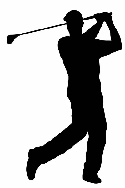 Golf Gráfico Deportivo Calidad Vectorial — Vector de stock