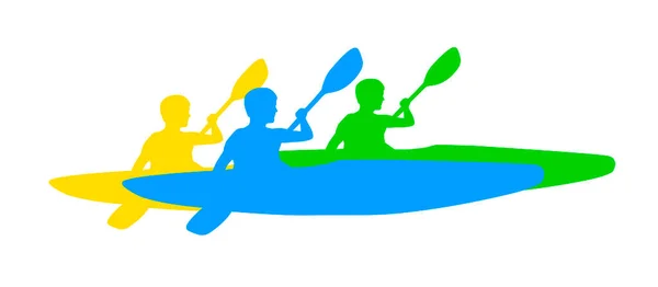 Watersport Grafisch Vectorkwaliteit — Stockvector