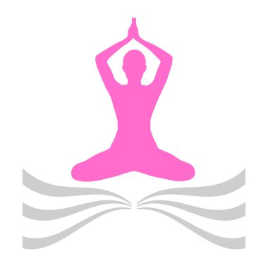 Vektör kalitesinde refah yoga grafiği