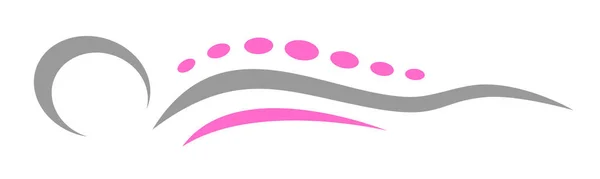 Logo Benessere Massaggio Qualità Vettoriale — Vettoriale Stock