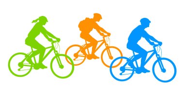 vektör kalitesinde döngü sporu grafiği
