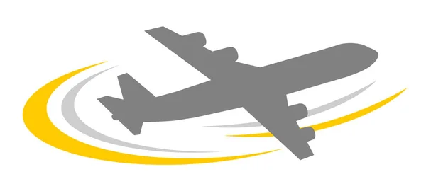 Wakacje Podróże Grafiki Samolotu Jakości Wektora — Wektor stockowy