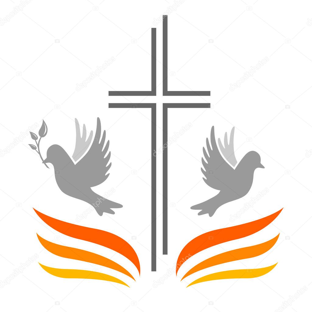 Christian religion graphic in vector quality