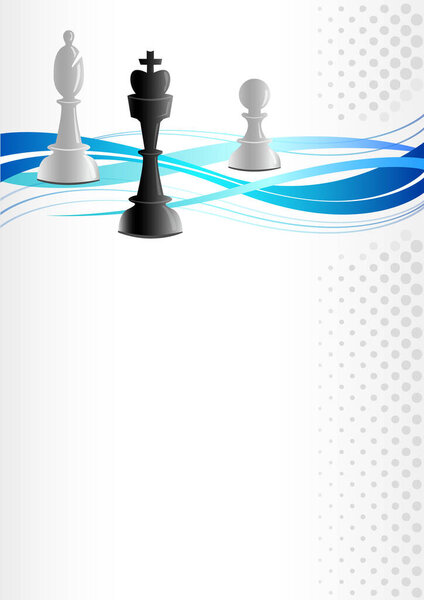 chess game graphic in vector quality