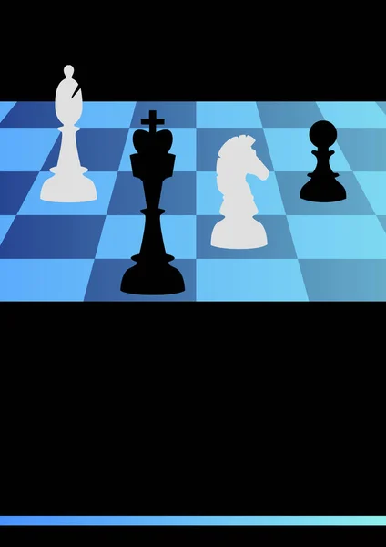 ベクトルの品質でチェスゲームグラフィック — ストックベクタ