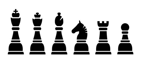 chess game graphic in vector quality
