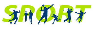 vektör kalitesinde spor silüetleri koleksiyonu