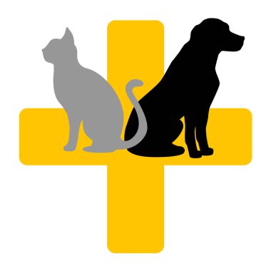 vektör kalitesinde kedi ve köpek grafikleri