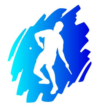 Vektör kalitesinde masa tenisi grafiği