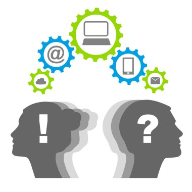 vektör kalitesinde iş vitesi grafiği