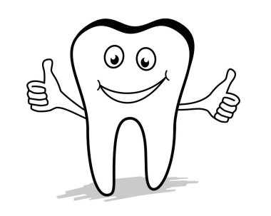 vektör kalitesinde diş sağlığı grafiği