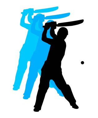 Vektör kalitesinde kriket sporu grafiği