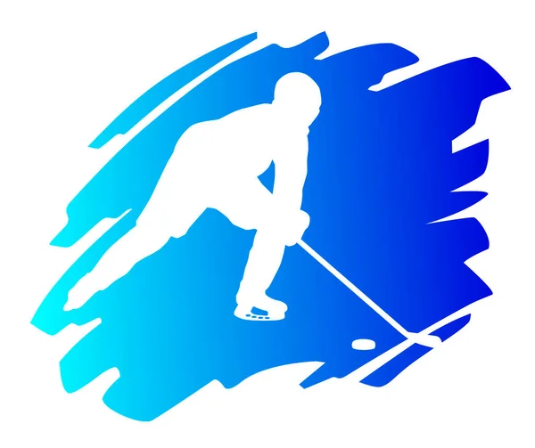 Графика Хоккейного Спорта Качеству Вектора — стоковый вектор