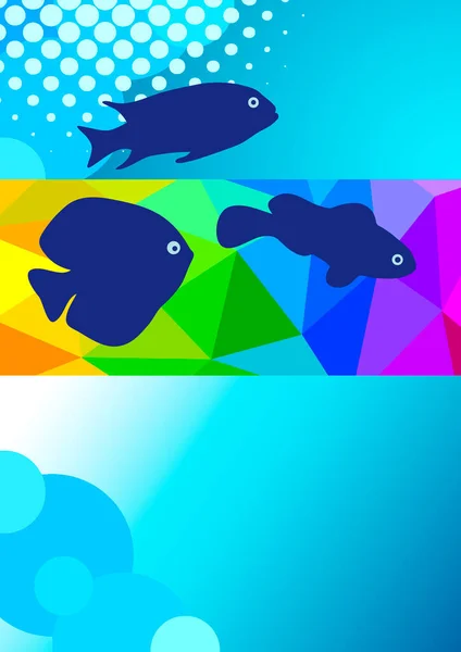 Fish Aquarium Graphic Vector Quality — Stock Vector