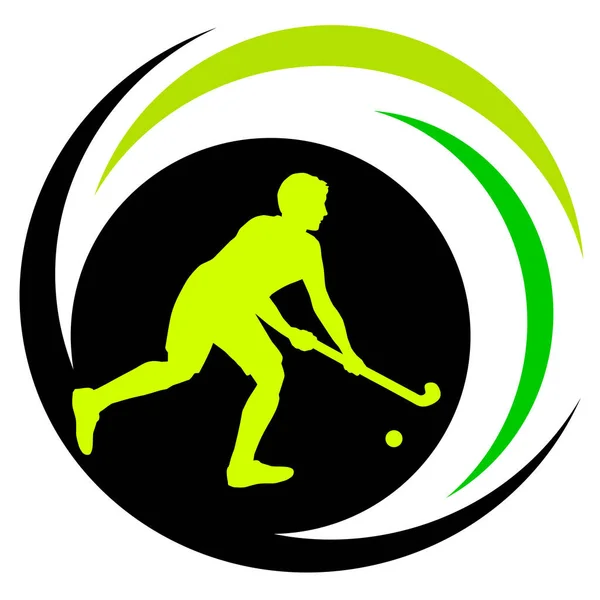 Hockey Gráfico Deportivo Calidad Vectorial — Archivo Imágenes Vectoriales