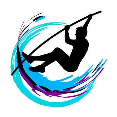 Vektör kalitesinde atletizm oyunu grafiği