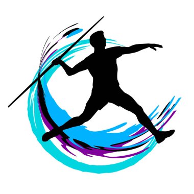 Vektör kalitesinde atletizm oyunu grafiği