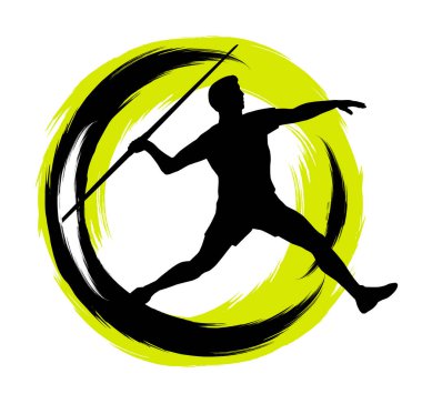 Vektör kalitesinde atletizm oyunu grafiği