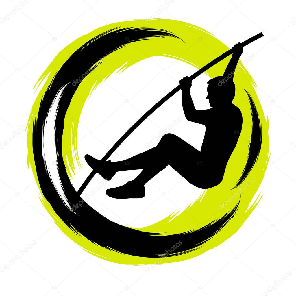Athletics game graphic in vector quality