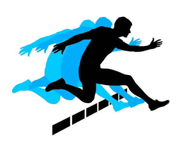 Juegos Atletismo Gráfico Calidad Vectorial — Vector de stock