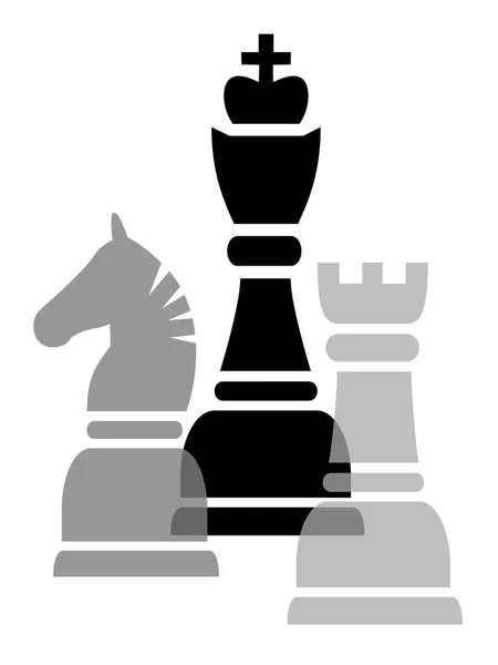 Графика Игры Шахматы Качеству — стоковый вектор