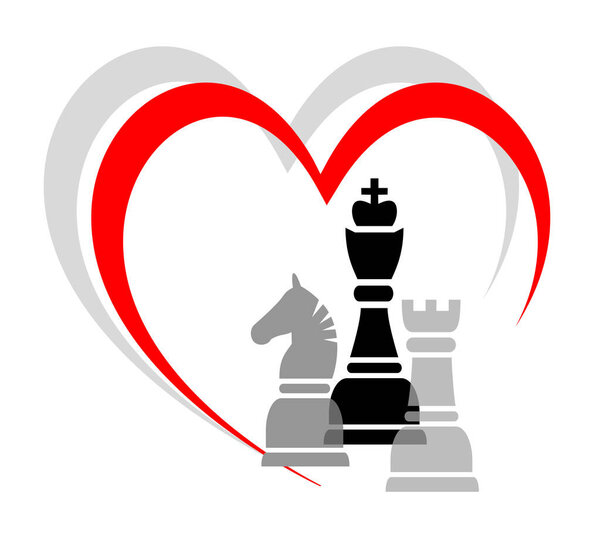 chess game graphic in vector quality