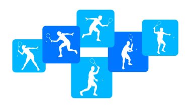 Vektör kalitesinde ezme sporu grafiği