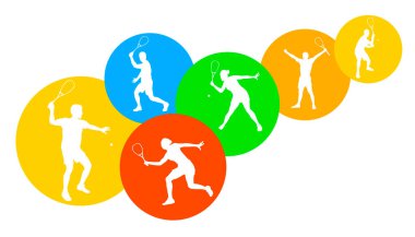 Vektör kalitesinde ezme sporu grafiği