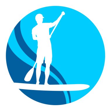 Vektör kalitesinde kürek çekme grafiği