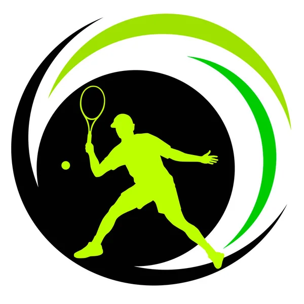 Tenis Gráfico Deportivo Calidad Vectorial — Archivo Imágenes Vectoriales
