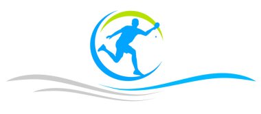 Vektör kalitesinde masa tenisi grafiği