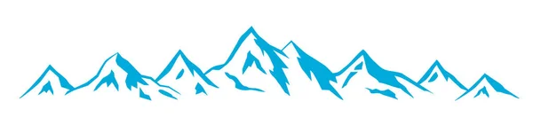 vektör kalitesinde dağ grafiği olan manzara