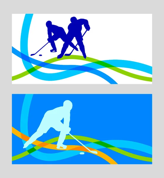 Ishockey Sport Grafik Vektor Kvalitet — Stock vektor