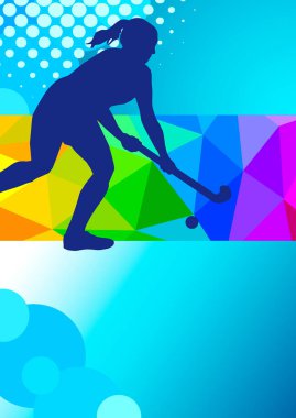 Vektör kalitesinde hokey sporu grafiği