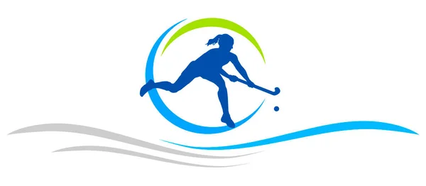 Hockey Sport Grafisch Vectorkwaliteit — Stockvector